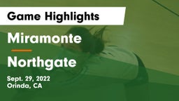 Miramonte  vs Northgate  Game Highlights - Sept. 29, 2022
