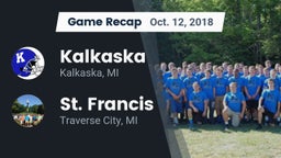 Recap: Kalkaska  vs. St. Francis  2018