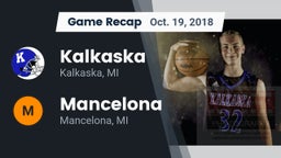 Recap: Kalkaska  vs. Mancelona  2018