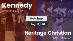 Matchup: Kennedy vs. Heritage Christian   2017