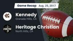 Recap: Kennedy  vs. Heritage Christian   2017