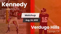 Matchup: Kennedy vs. Verdugo Hills  2018
