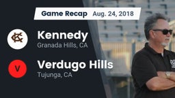 Recap: Kennedy  vs. Verdugo Hills  2018