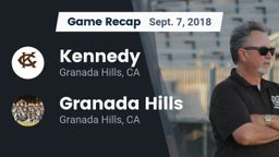 Recap: Kennedy  vs. Granada Hills  2018