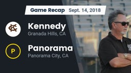 Recap: Kennedy  vs. Panorama  2018
