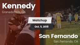 Matchup: Kennedy vs. San Fernando  2018
