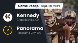 Recap: Kennedy  vs. Panorama  2019