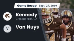 Recap: Kennedy  vs. Van Nuys  2019