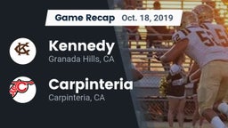Recap: Kennedy  vs. Carpinteria  2019