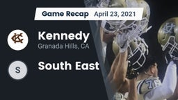 Recap: Kennedy  vs. South East  2021