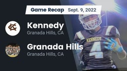 Recap: Kennedy  vs. Granada Hills  2022