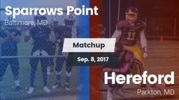 Matchup: Sparrows Point vs. Hereford  2017