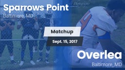 Matchup: Sparrows Point vs. Overlea  2017