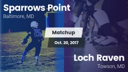 Matchup: Sparrows Point vs. Loch Raven  2017