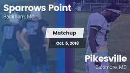 Matchup: Sparrows Point vs. Pikesville  2018