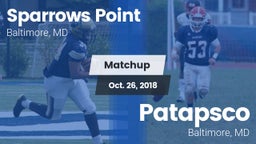Matchup: Sparrows Point vs. Patapsco  2018