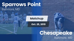 Matchup: Sparrows Point vs. Chesapeake  2019