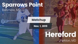 Matchup: Sparrows Point vs. Hereford  2019