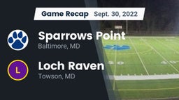 Recap: Sparrows Point  vs. Loch Raven  2022