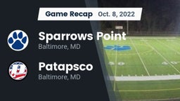 Recap: Sparrows Point  vs. Patapsco  2022