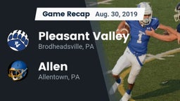 Recap: Pleasant Valley  vs. Allen  2019