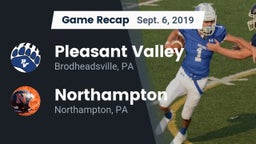 Recap: Pleasant Valley  vs. Northampton  2019