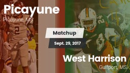 Matchup: Picayune vs. West Harrison  2017