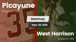 Matchup: Picayune vs. West Harrison  2018