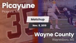 Matchup: Picayune vs. Wayne County  2019