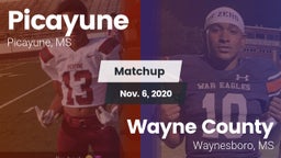 Matchup: Picayune vs. Wayne County  2020