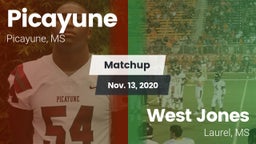 Matchup: Picayune vs. West Jones  2020