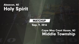 Matchup: Holy Spirit High vs. Middle Township  2016