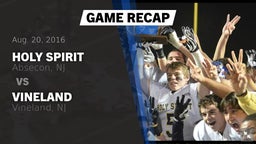 Recap: Holy Spirit  vs. Vineland  2016