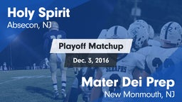 Matchup: Holy Spirit High vs. Mater Dei Prep 2016