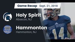 Recap: Holy Spirit  vs. Hammonton  2018