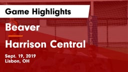 Beaver  vs Harrison Central Game Highlights - Sept. 19, 2019