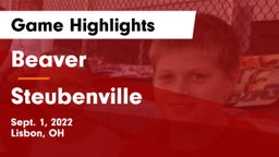 Beaver  vs Steubenville  Game Highlights - Sept. 1, 2022