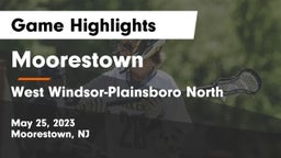 Moorestown  vs West Windsor-Plainsboro North  Game Highlights - May 25, 2023