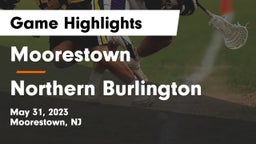 Moorestown  vs Northern Burlington Game Highlights - May 31, 2023