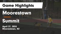 Moorestown  vs Summit  Game Highlights - April 27, 2024