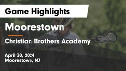 Moorestown  vs Christian Brothers Academy Game Highlights - April 30, 2024