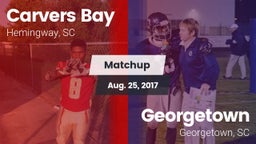 Matchup: Carvers Bay vs. Georgetown  2017