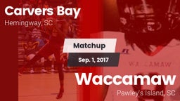 Matchup: Carvers Bay vs. Waccamaw  2017