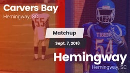 Matchup: Carvers Bay vs. Hemingway  2018