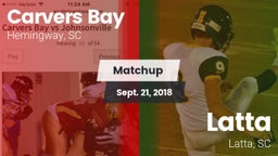 Matchup: Carvers Bay vs. Latta  2018