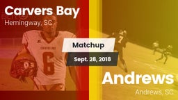 Matchup: Carvers Bay vs. Andrews  2018