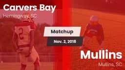 Matchup: Carvers Bay vs. Mullins  2018
