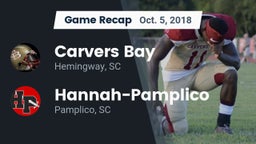 Recap: Carvers Bay  vs. Hannah-Pamplico  2018