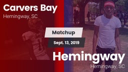 Matchup: Carvers Bay vs. Hemingway  2019