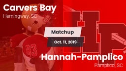 Matchup: Carvers Bay vs. Hannah-Pamplico  2019